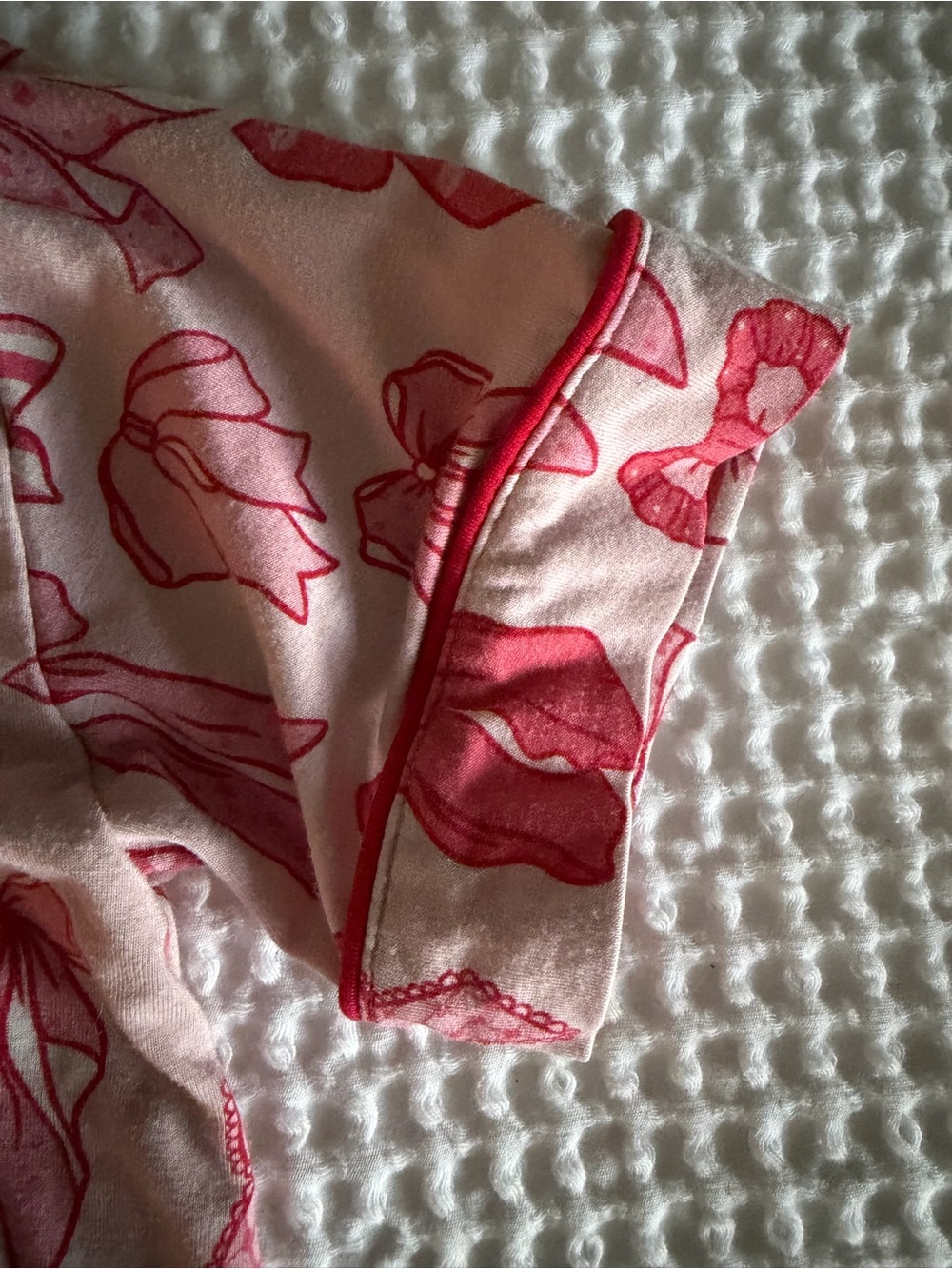 Pink Bow-Print Pajama Set - Picture 8 of 8